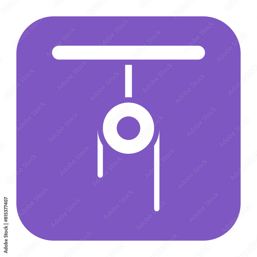 Pulley icon vector image. Can be used for Science. Pulley icon vector image. Can be used for Science.
