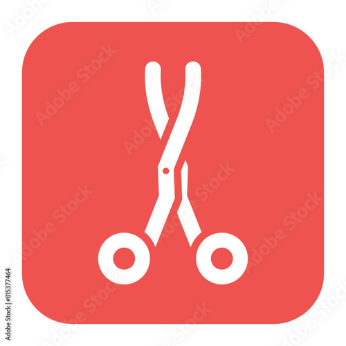 Crucible icon vector image. Can be used for Science. photo