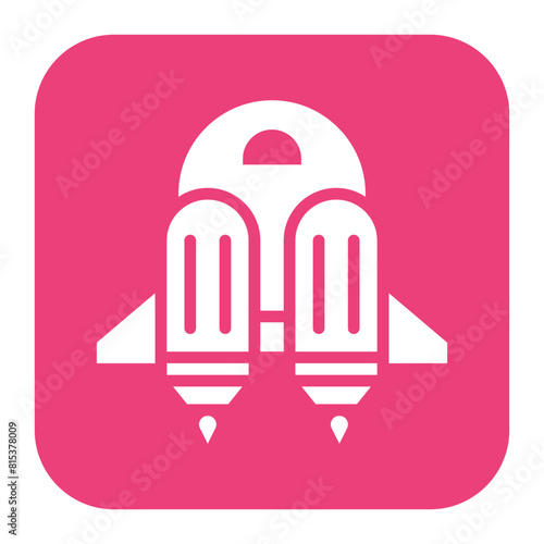 Jetpack icon vector image. Can be used for Science Fiction.