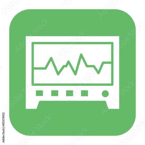Seismograph icon vector image. Can be used for Natural Disaster.