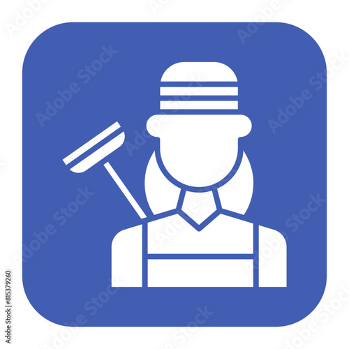 Cleaner icon vector image. Can be used for Women.