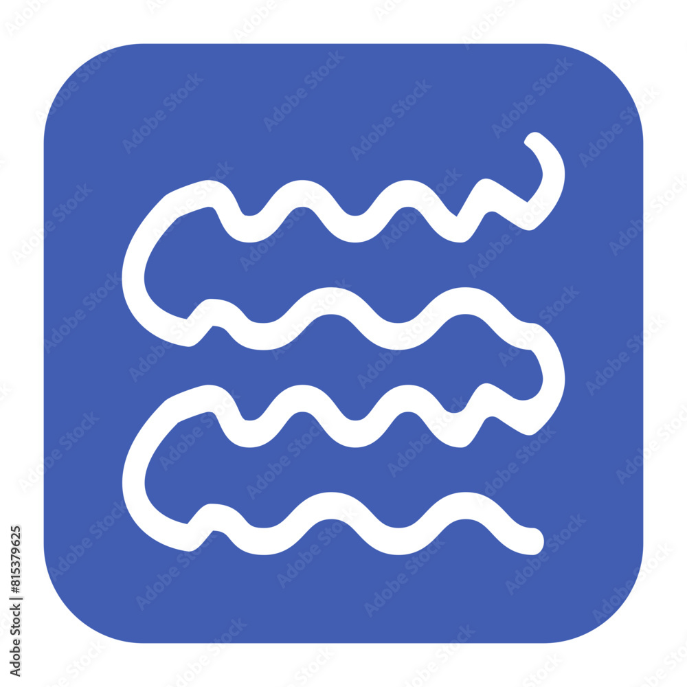 Small Intestine icon vector image. Can be used for Human Anatomy.
