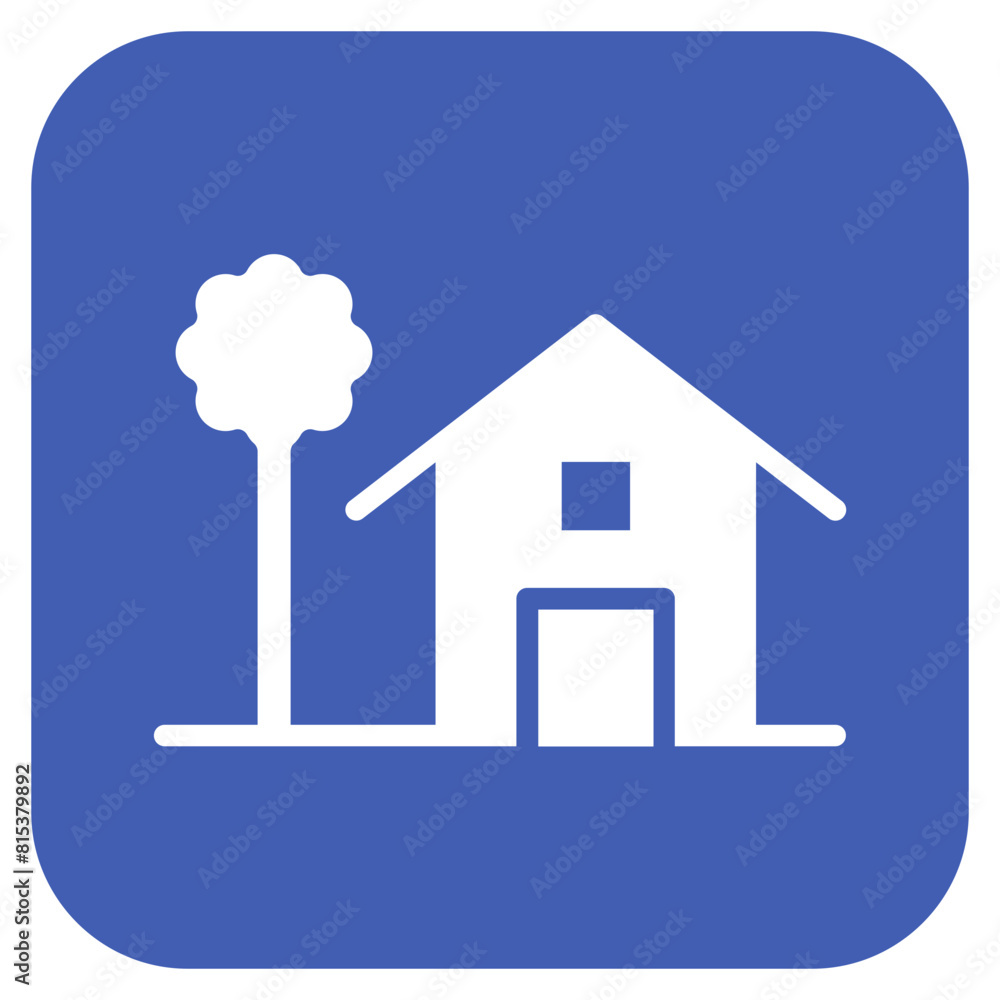 Treehouse icon vector image. Can be used for Outdoor Fun.