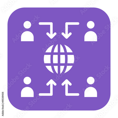Network Accessibility icon vector image. Can be used for Networking.