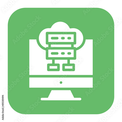 Network Virtualization icon vector image. Can be used for Networking.