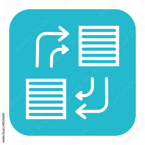 Synchronization icon vector image. Can be used for Business Analytics.