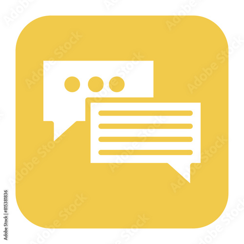 Chat icon vector image. Can be used for Contact Us.