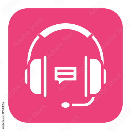 Support icon vector image. Can be used for Contact Us.