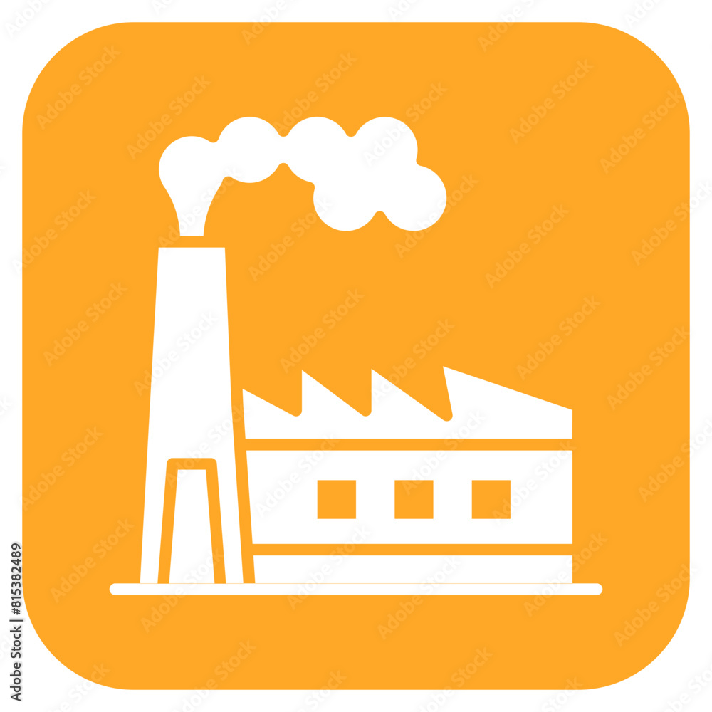 Fototapeta premium Factory icon vector image. Can be used for Earth Day.