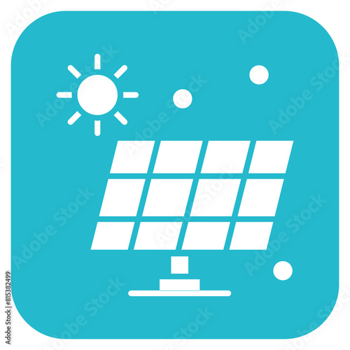 Solar Panel icon vector image. Can be used for Earth Day.