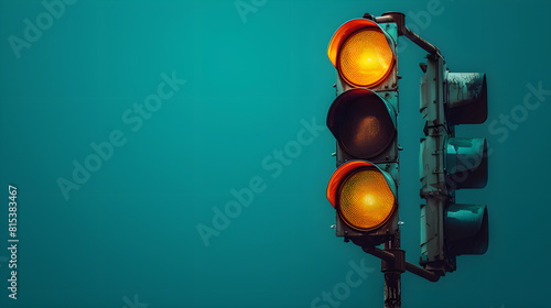 Traffic Lights, Confusion as all traffic lights show at the same time, Green and red traffic light, Generative Ai