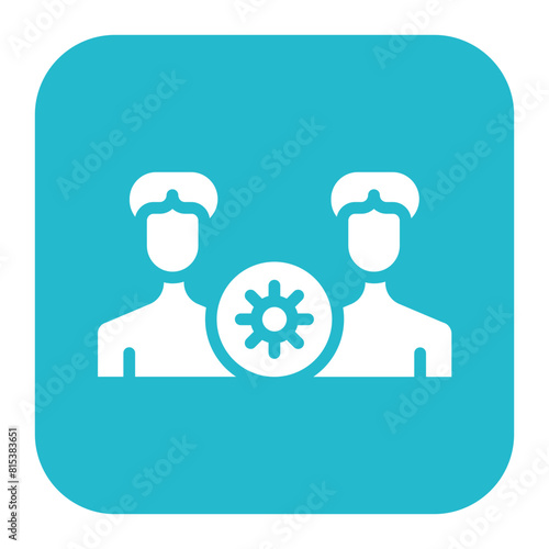 Disease Transmission icon vector image. Can be used for Infectious Diseases.