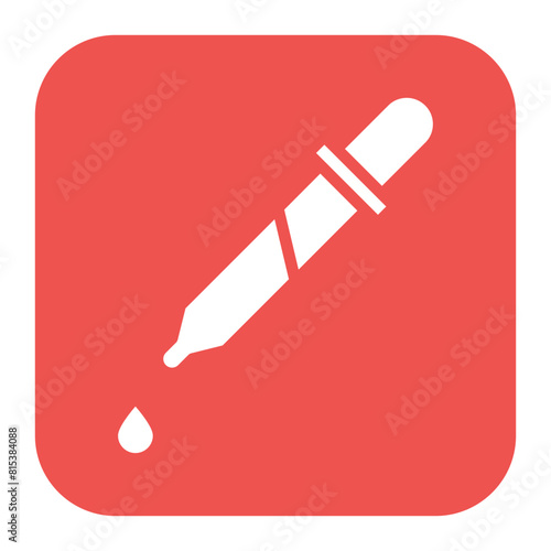 Pipette icon vector image. Can be used for Lab.