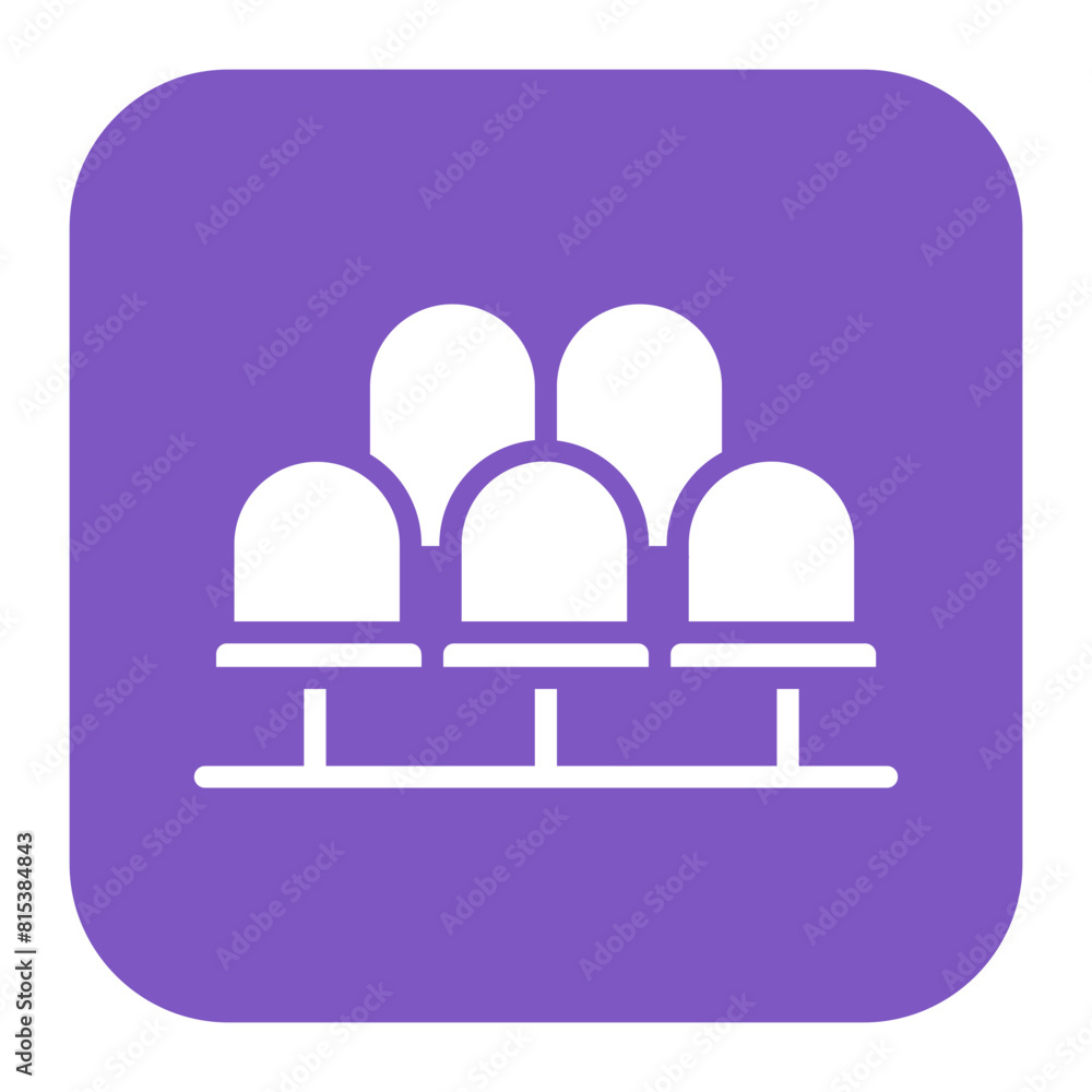 Stadium Seats icon vector image. Can be used for Rugby. Stadium Seats icon vector image. Can be used for Rugby.