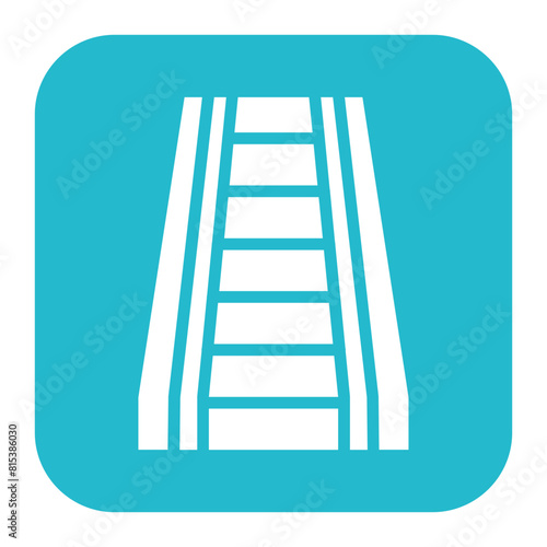 Escalator icon vector image. Can be used for Supermarket.