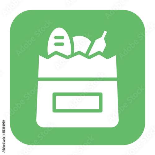 Grocery icon vector image. Can be used for Supermarket.