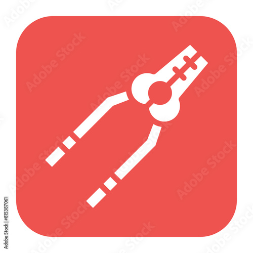 Forceps icon vector image. Can be used for Shoemaker.