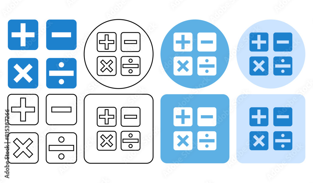 calculator sign icon symbol ui and ux design, glyphs and stroke line icon calculator sign icon symbol ui and ux design, glyphs and stroke line icon
