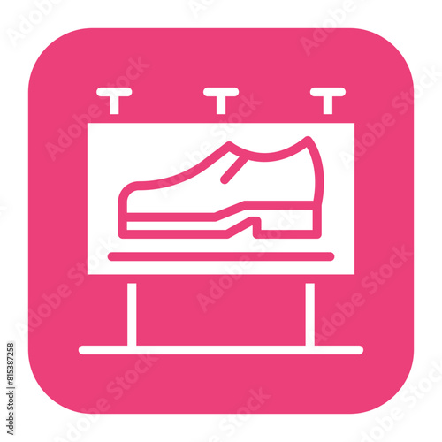 Shoe Marketing icon vector image. Can be used for Shoemaker.
