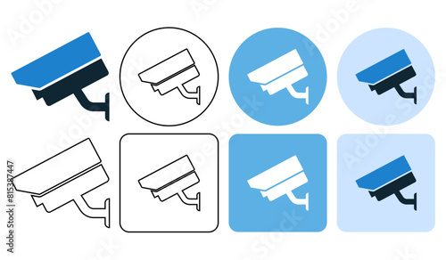 cctv, secure camera, security camera sign icon symbol ui and ux design, glyphs and stroke line icon