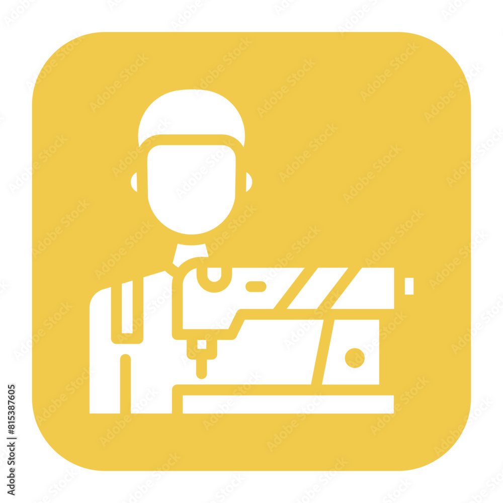 Tailoring Men icon vector image. Can be used for Art and Craft Supplies. Tailoring Men icon vector image. Can be used for Art and Craft Supplies.
