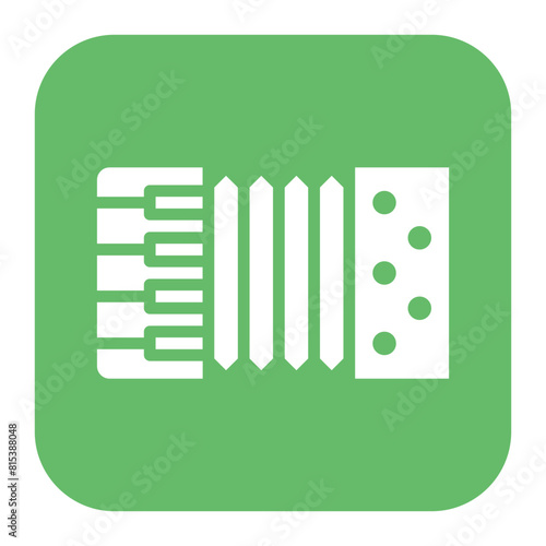 Accordion icon vector image. Can be used for Oktoberfest.