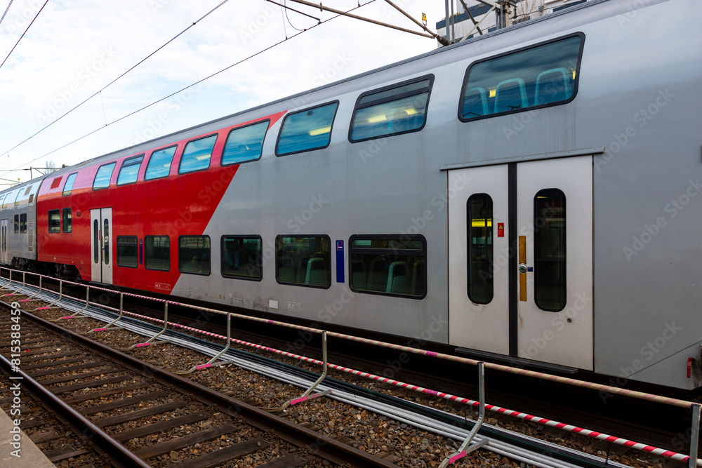 Fototapeta premium Wagons of the Austrian Federal Railways