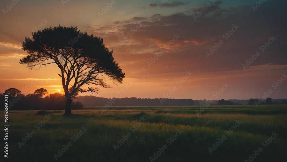 A beatifully faded warm landscape A beatifully faded warm landscape