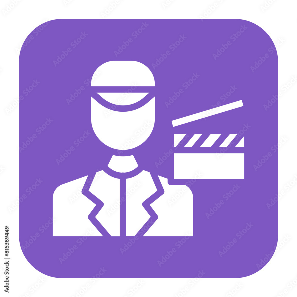 Film Director icon vector image. Can be used for Diversity. Film Director icon vector image. Can be used for Diversity.