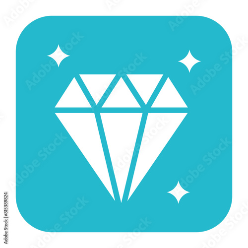 Diamond icon vector image. Can be used for Luxury.