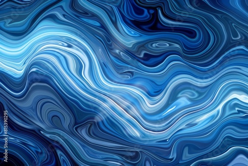 Waves create a marbleized pattern, flowing freely against the backdrop.