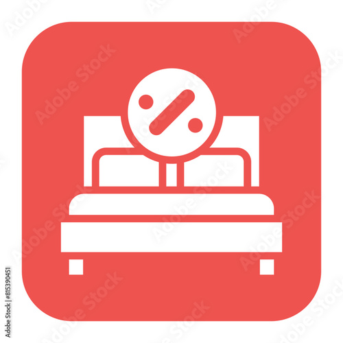 Discounted Rooms icon vector image. Can be used for Casino.