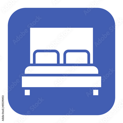 Free Hotel Room icon vector image. Can be used for Casino.