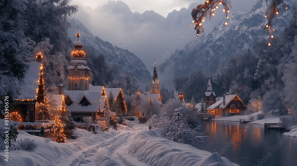 winter in the mountains winter in the mountains