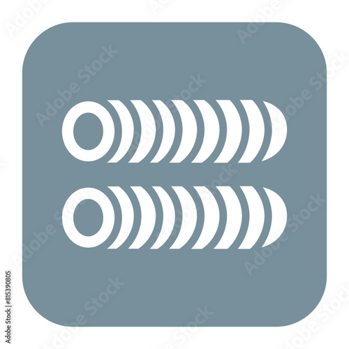 Round Holes icon vector image. Can be used for Mettalurgy.