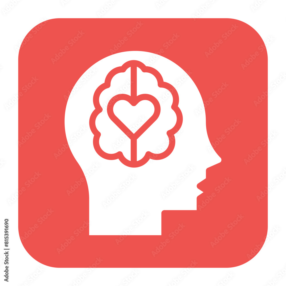 Mental Health icon vector image. Can be used for Psychology. Mental Health icon vector image. Can be used for Psychology.