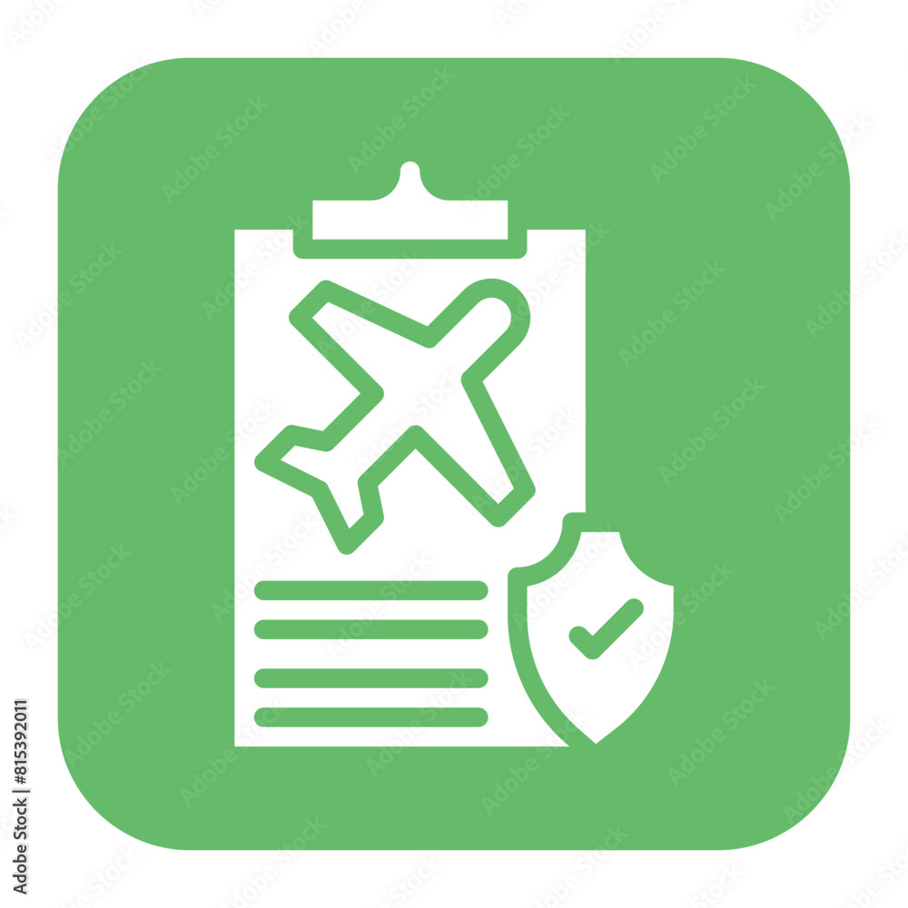 Travel Insurance icon vector image. Can be used for Adventure. Travel Insurance icon vector image. Can be used for Adventure.