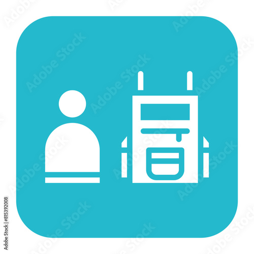 Solo Adventure icon vector image. Can be used for Adventure.