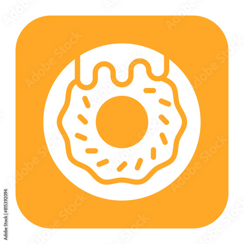 Donuts icon vector image. Can be used for Nutrition.