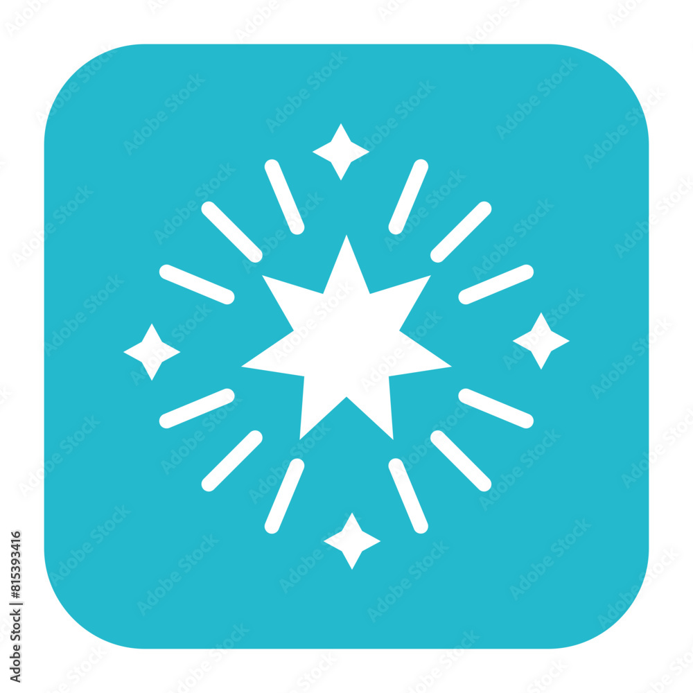 Glowing Star icon vector image. Can be used for Carnival. Glowing Star icon vector image. Can be used for Carnival.