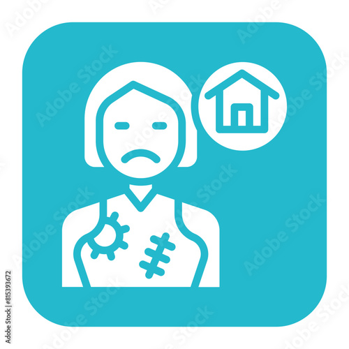 Homeless icon vector image. Can be used for Homeless.