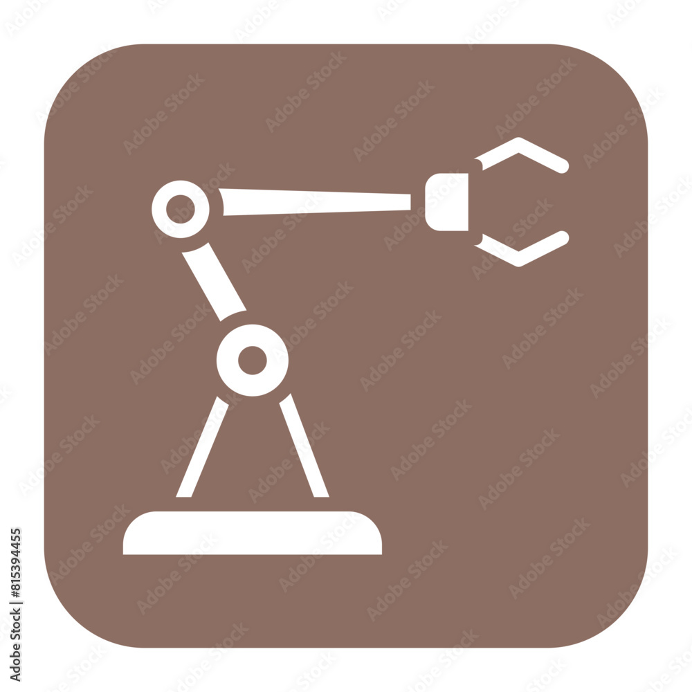 Robotic Arm icon vector image. Can be used for Supply Chain. Robotic Arm icon vector image. Can be used for Supply Chain.