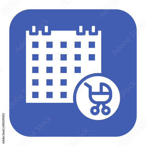 Parental Leave icon vector image. Can be used for Child Adoption.
