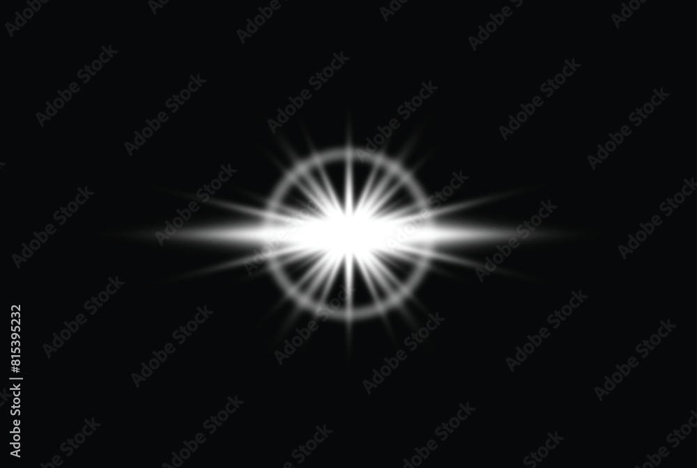 Obraz premium Abstract colorful lens flare Pack background