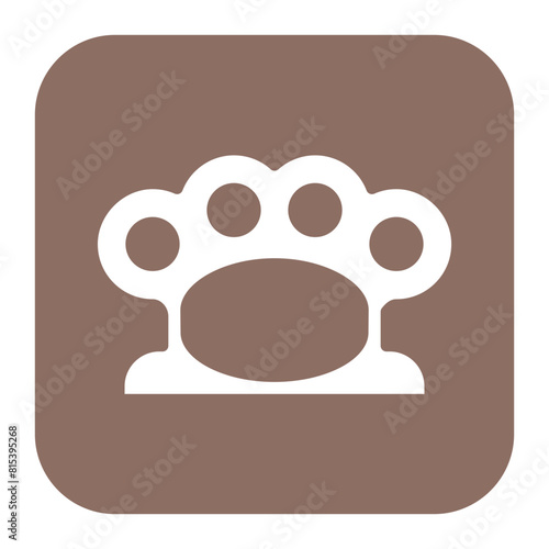 Knuckle icon vector image. Can be used for Shooting.
