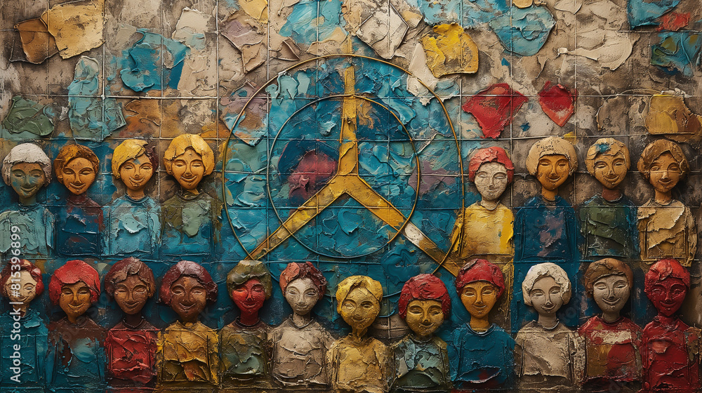 Obraz premium Unique and abstract painting. A great gift for any occasion.