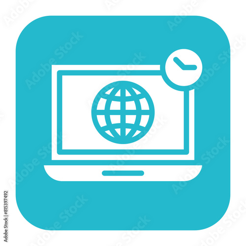 Internet Addiction icon vector image. Can be used for Addiction.