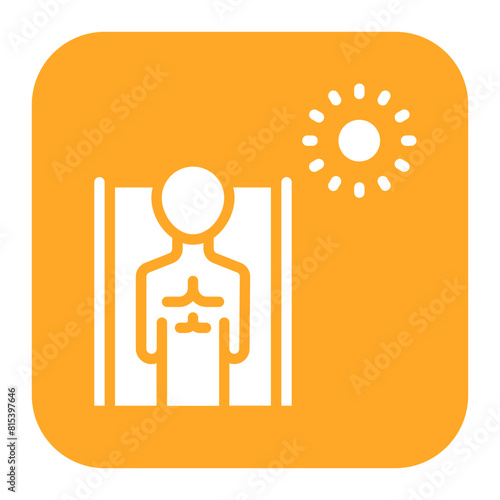 Tanning Addiction icon vector image. Can be used for Addiction.