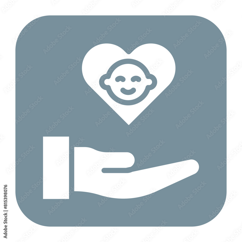 Childcare icon vector image. Can be used for Coworking Space.