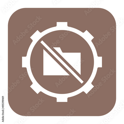 Restriction Of Processing icon vector image. Can be used for Compliance And Regulation.